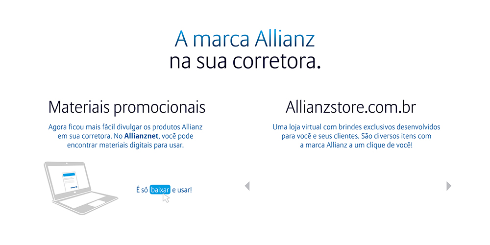 A marca Allianz na sua corretora.